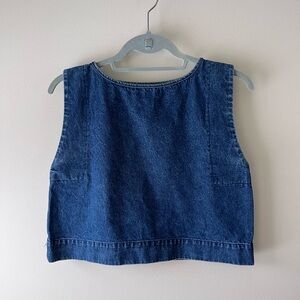 Ilana kohn XS Blue Denim Sleeveless Top